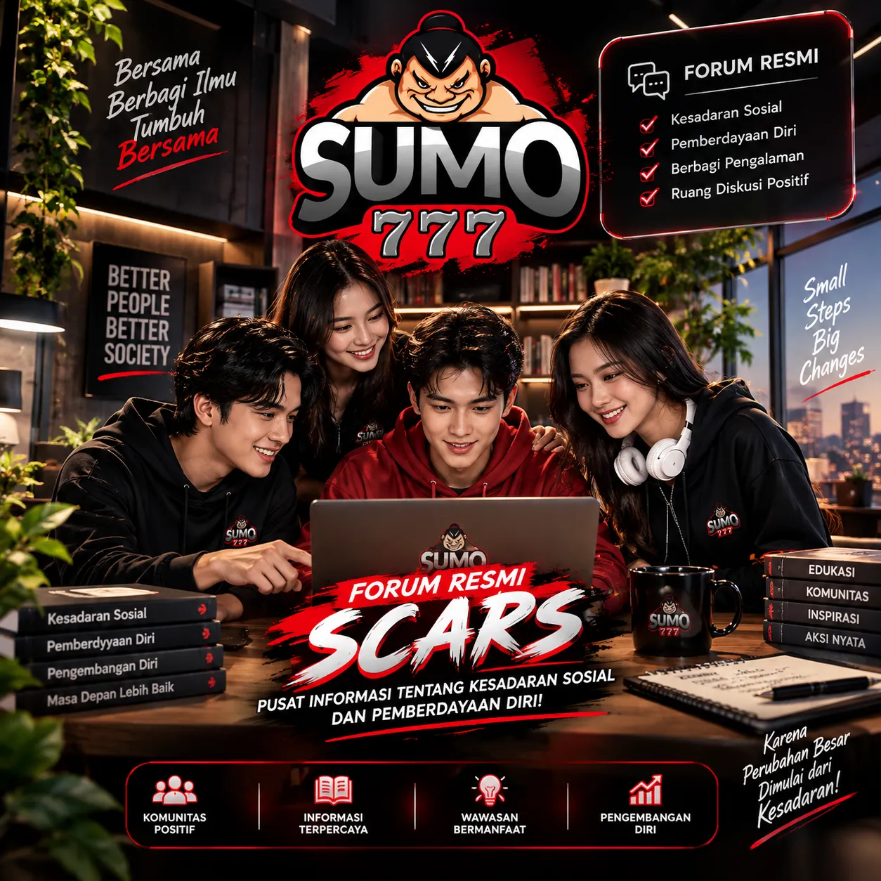SUMO777 | Forum Resmi SCARS — Pusat Informasi tentang Kesadaran Sosial dan Pemberdayaan Diri!